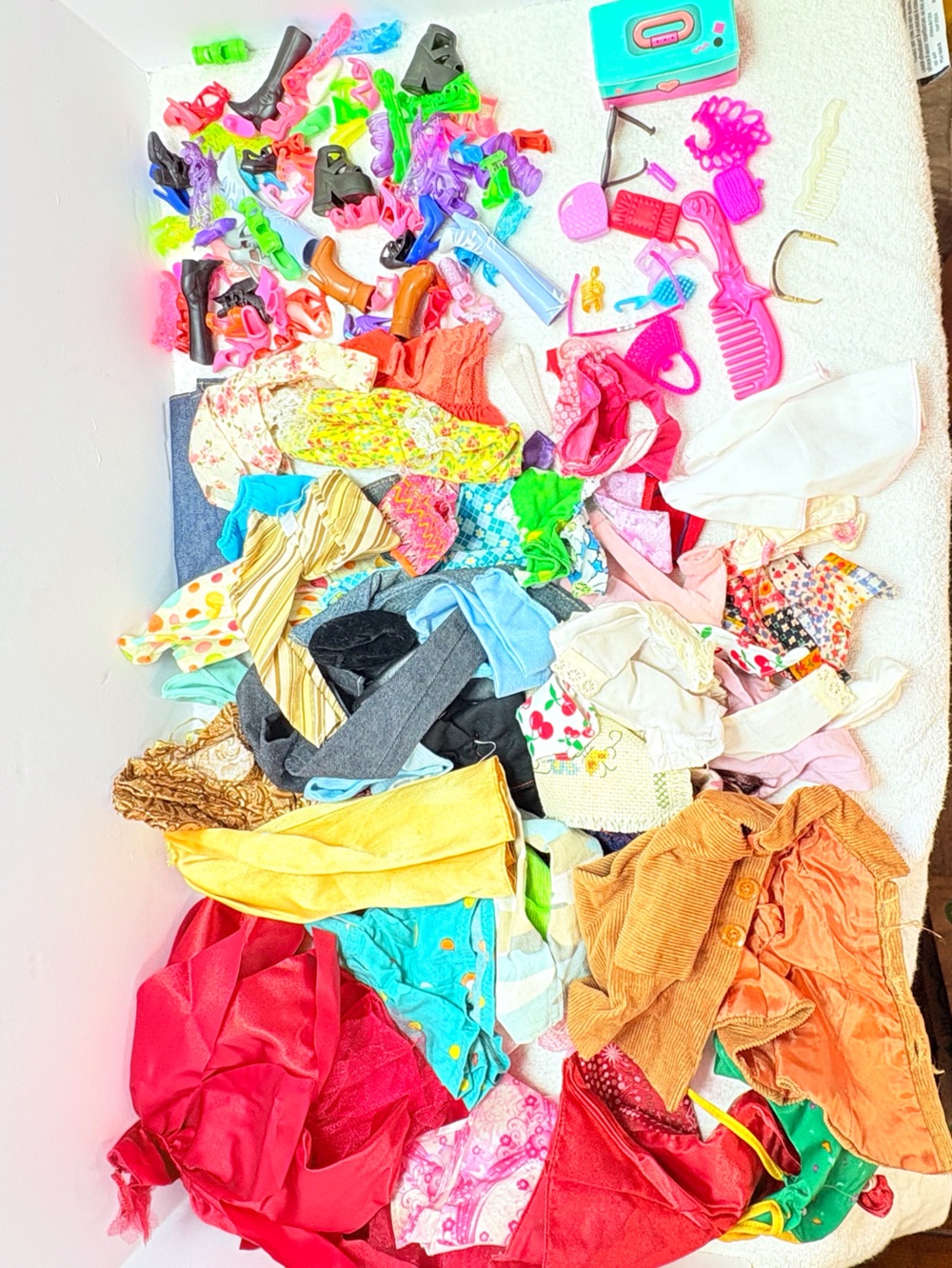 Vintage Barbie Clothes Shoe and Accessories whole lot